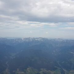 Flugwegposition um 10:45:05: Aufgenommen in der Nähe von Gemeinde Thörl, Österreich in 2643 Meter